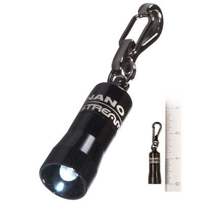 Nano Light Flashlight on keys Height