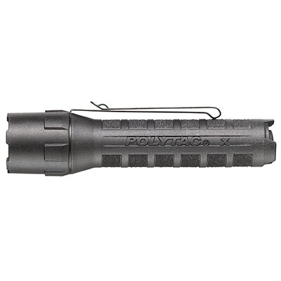 Polytac X USB Polytac X Flashlight-600 Lumen Tactical Flashlight Black Horizontal
